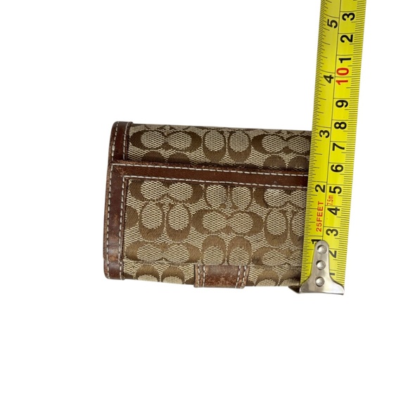 Coach vintage y2k brown and khaki mini signature soho wallet - Picture 10 of 12